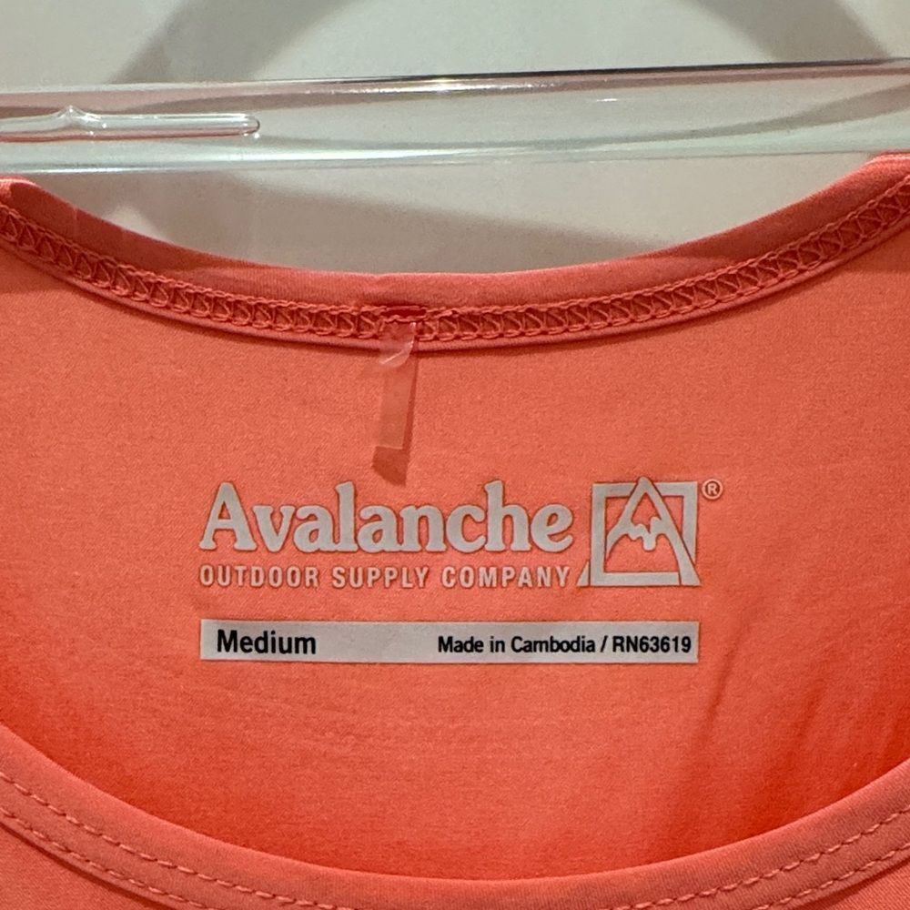 Avalanche Coral Sleeveless Athleisure Drawstring Waist Dress Dry Fit M - Picture 2 of 16